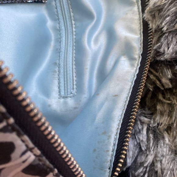 Coach Madison Sophia Ocelot Leopard Satchel Patent Leather Trim - Picture 12 of 16